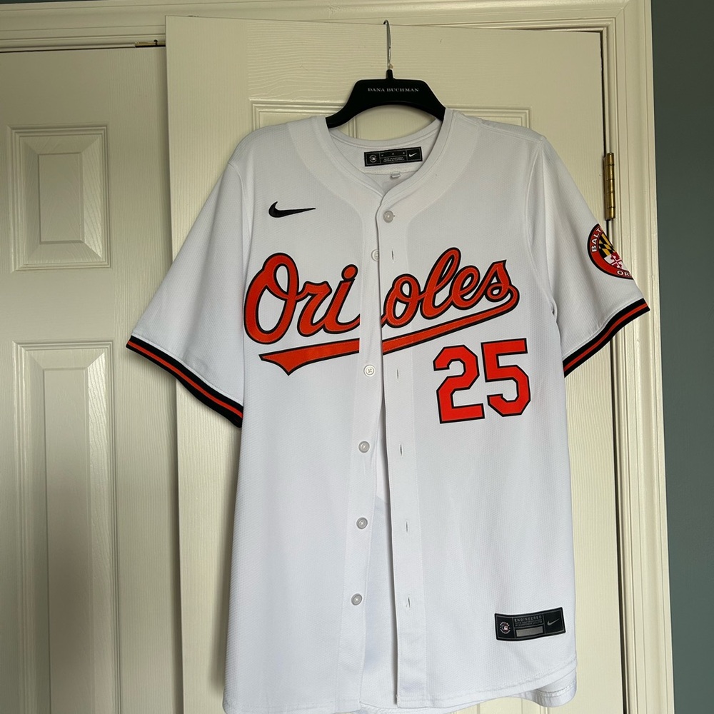 Nike Orioles White Santander Baseball Jersey